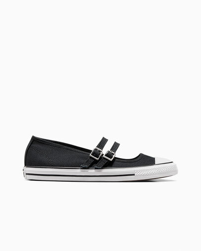 Chuck Taylor All Star Dainty Mary Jane Black/Egret/Black, Outer Side View
