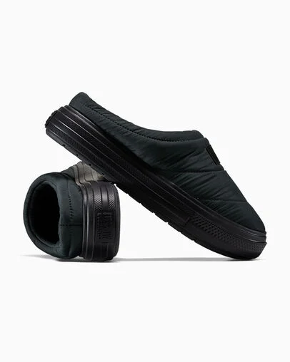 Chuck Taylor All Star Elements Mule Black/Black/Black, Detail Angle View