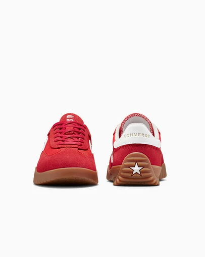 Run Star Trainer Red/White/Honey, Heel View