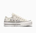 Chuck Taylor All Star Lift Platform Sequin Flowers Vintage White/Barely Grey