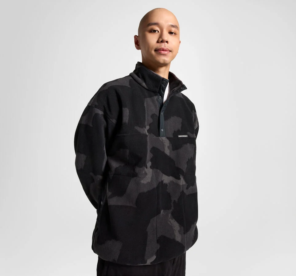 Fleece Popover Art Camo