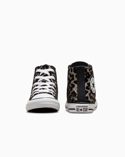 Chuck Taylor All Star Leopard Light Fawn/Black/White, Heel View