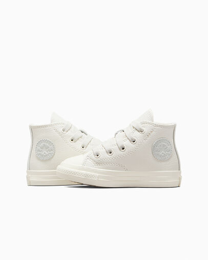 Chuck 70 Easy On Leather Vintage White/Moonbathe Grey/Egret, Detail Angle View