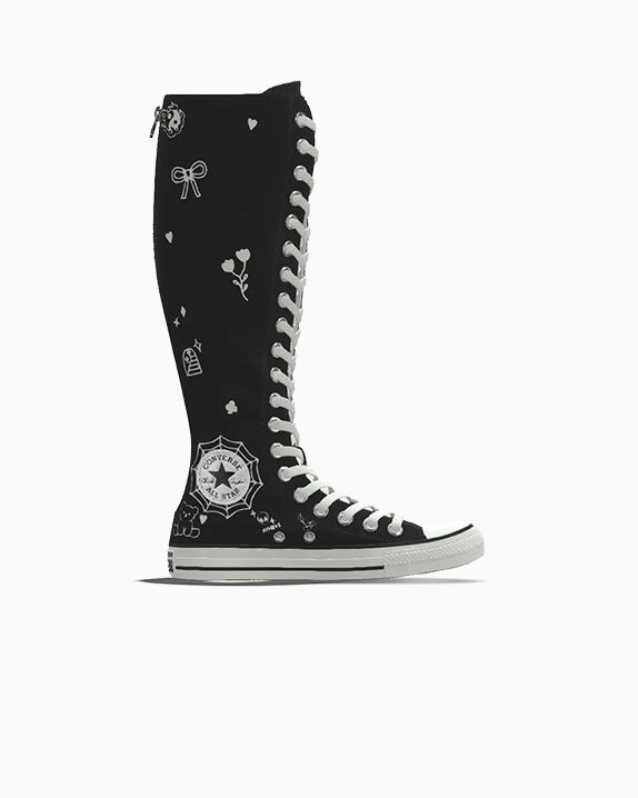 converse knee high boots