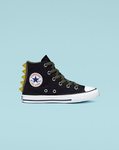 Chuck Taylor All Star Dino Spikes High Top Black/Field Surplus/White