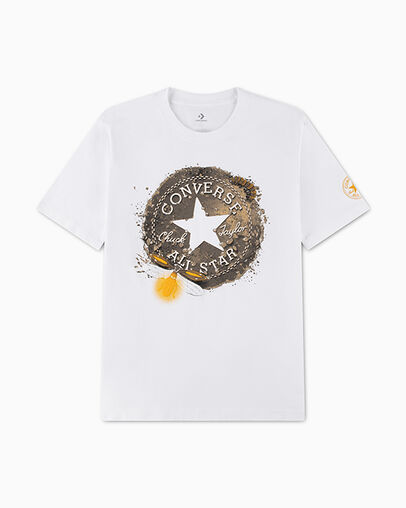 Chuck Taylor Bug Patch T-Shirt White, Front View