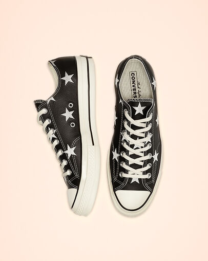 Leather Archive Prints Chuck 70 Black/Egret/White