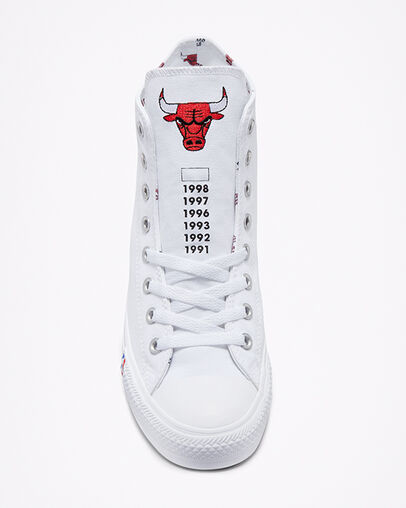 Chicago Bulls Converse x NBA Chuck Taylor All Star White/White/White