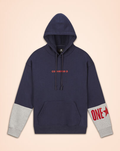 One Star Block Pack Pullover Obsidian Multi, Front View
