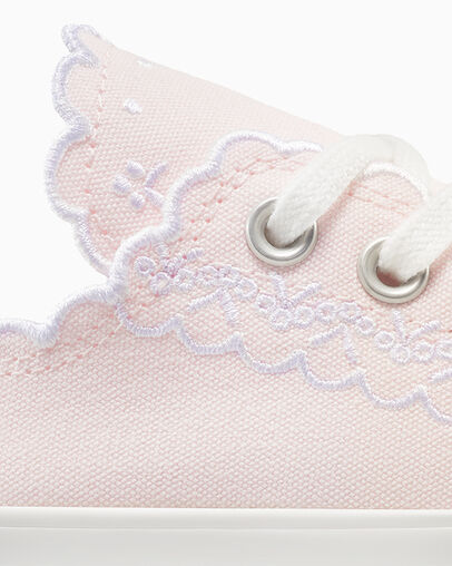 Chuck 70 Embroidered Sugar Berry/Vintage White, Detail Angle View