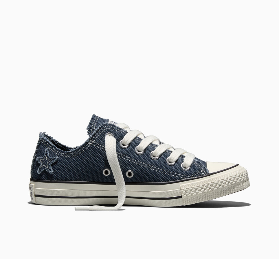 Chuck Taylor All Star Distressed Stars Navy/Egret/Black