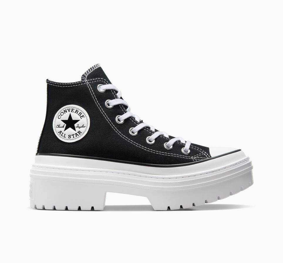 Chuck Taylor All Star Lugged Heel Platform Black/White/Egret