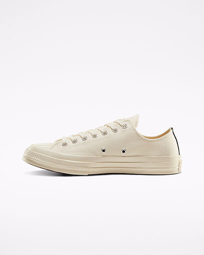 Converse x Comme des Gar&ccedil;ons PLAY Chuck 70 Milk/White/High Risk Red
