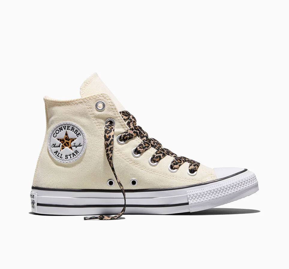 Chuck Taylor All Star Leopard Laces Natural Ivory/White/Black