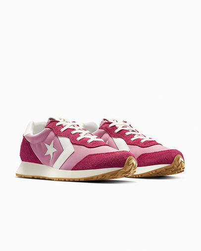 Converse Omega Trainer Cliffside Rose/Sporty Berry, Top and Side View