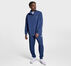 Loose-Fit Sneaker Patch Half-Zip Slacker Blue