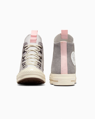 Chuck 70 Origin Story Grey/Donut Glaze, Heel View