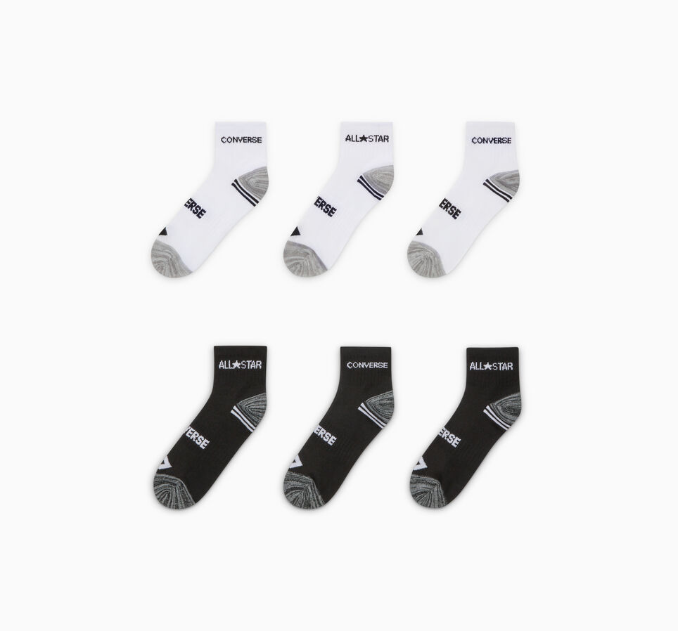 All Star 6-Pack Ankle Socks White/Black