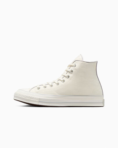 Chuck 70 Canvas & Cotton Egret/Egret/Barely Grey, Inner Side View