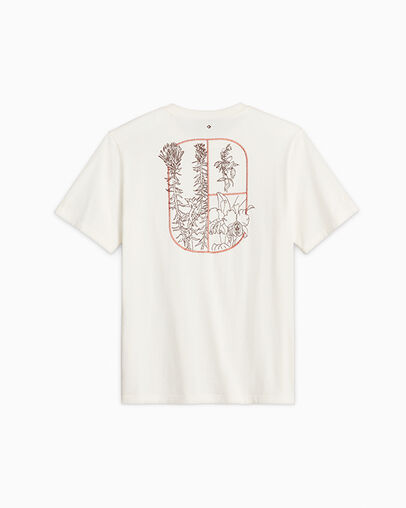 Mi Gente Aqui Alla T-Shirt Egret, Back View