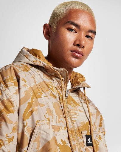 Camo Utility Jacket Trek Tan Paint Camo