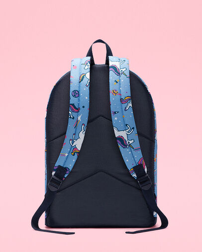 Unicons Backpack Light Blue, Back View