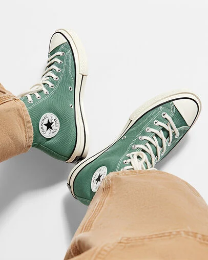 Chuck 70 Seasonal Color Admiral Elm Green/Egret/Black, Reflective View