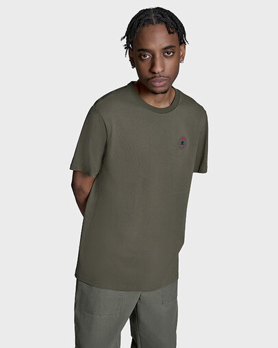 Chuck Taylor All Star Patch T-Shirt Utility Green, Back View