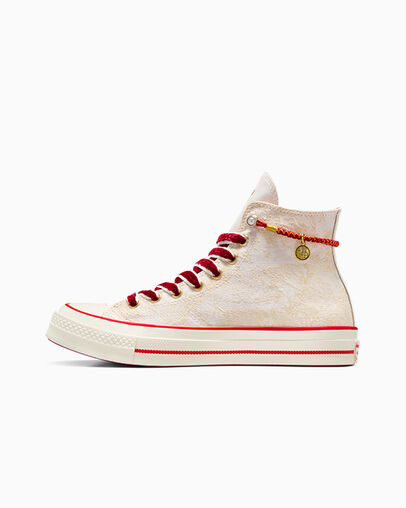 Chuck 70 Lunar New Year Egret/Enamel Red/Light Gold, Inner Side View