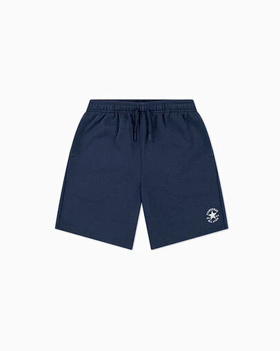 Embroidered Chuck Taylor Patch French Terry Shorts Converse Navy