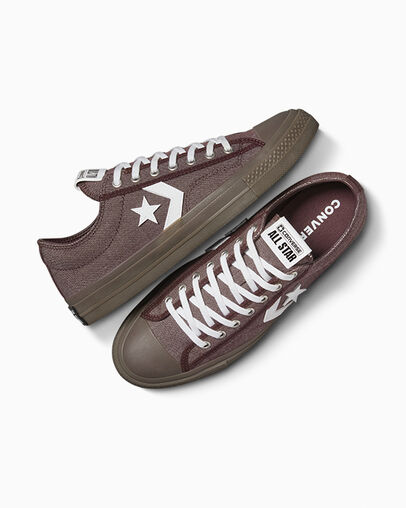 Star Player 76 Heavy Canvas Rugged Brown/Egret/White, Angled View