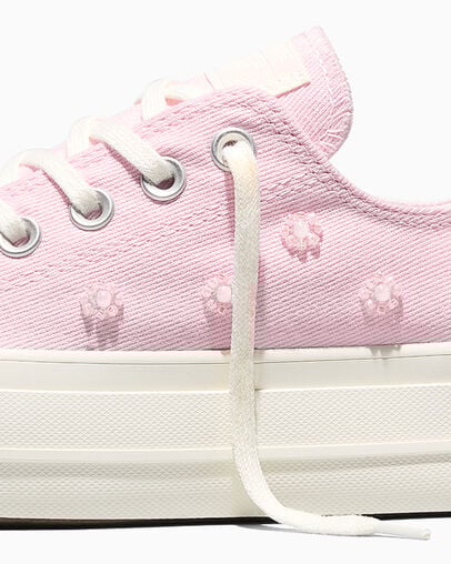 Chuck Taylor All Star Lift Platform Beads New Found Bloom Pink/Egret/Egret