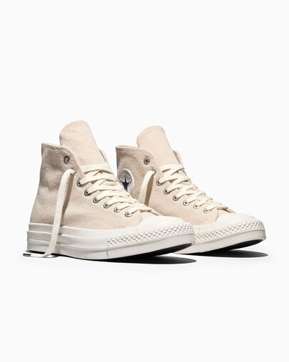 Converse First String Chuck Taylor Canvas Natural Undyed/Marshmallow, Top and Side View