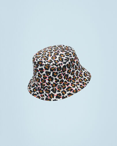 Reversible Bucket Hat Digi Leopard/Pink Foam, 3/4 View