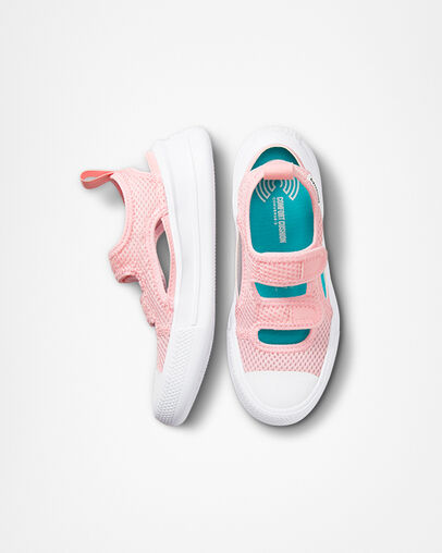 Chuck Taylor Ultra Summer Seasonal Color Sunrise Pink/Sunrise Pink, Top and Side View