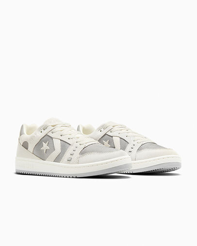 CONS AS-1 PRO Suede & Canvas Vaporous Gray/Grey Area/Egret, Top and Side View