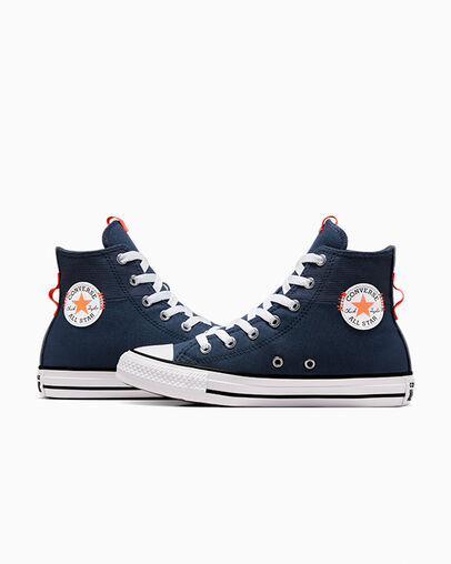 Chuck Taylor All Star Utility Navy/Pale Magma/White, Detail Angle View