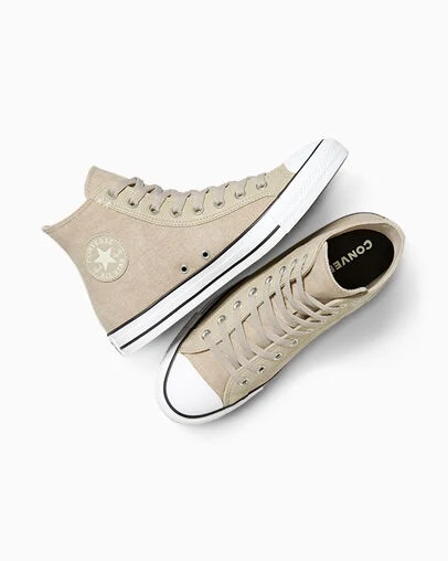 Chuck Taylor All Star Mixed Material Papyrus/Egret/White, Angled View