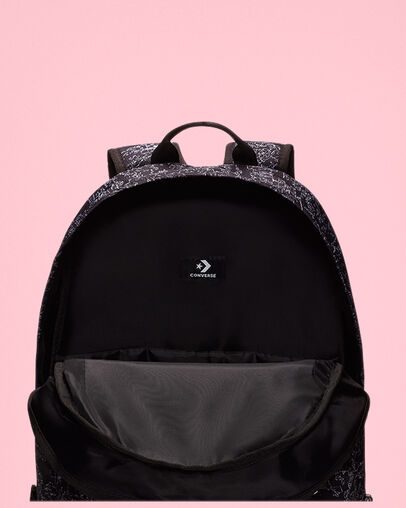 Straight Edge Backpack Tiger Camo Black/White, Detail View