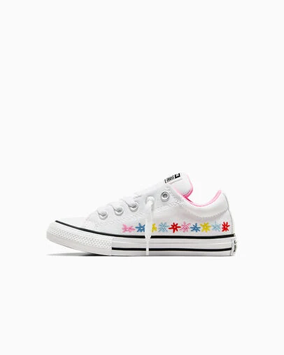 Chuck Taylor All Star Street Embroidered Flowers Easy-On White/Oops Pink/Fever Dream, Inner Side View