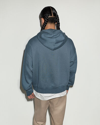 Converse Garage Full-Zip Fleece Hoodie Wrought With Iron, Full Body View