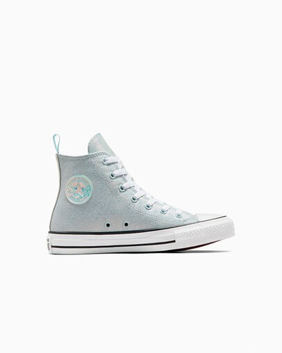 Chuck Taylor All Star Iridescent Winter Slay Blue /White/Black, Outer Side View