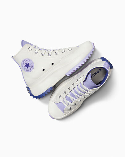 Run Star Hike Platform Color Pop Egret/Fresh Blueberry, Angled View
