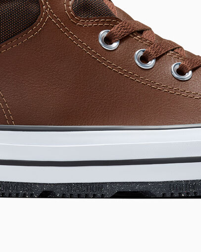 Chuck Taylor All Star Berkshire Boot Bear Nap Brown/Black/White, Detail Angle View