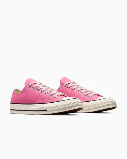 Chuck 70 Canvas Pink/Egret/Black, Top and Side View