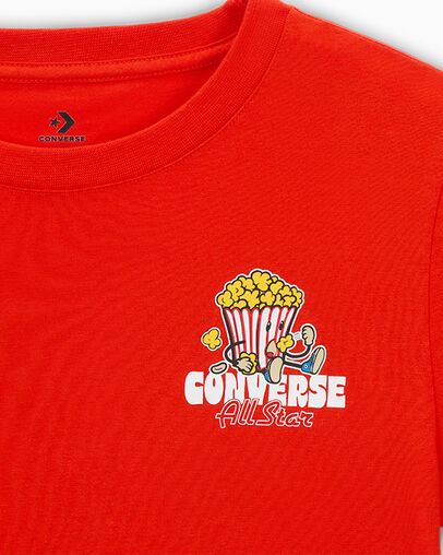 Snack Attack T-Shirt Fever Dream Red, Full Body View