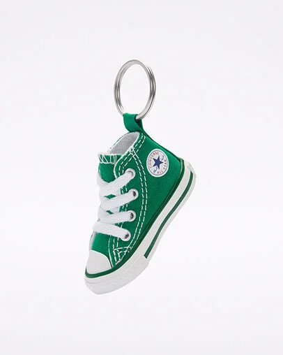 Chuck Taylor All Star Keychain Amazon Green, Front View
