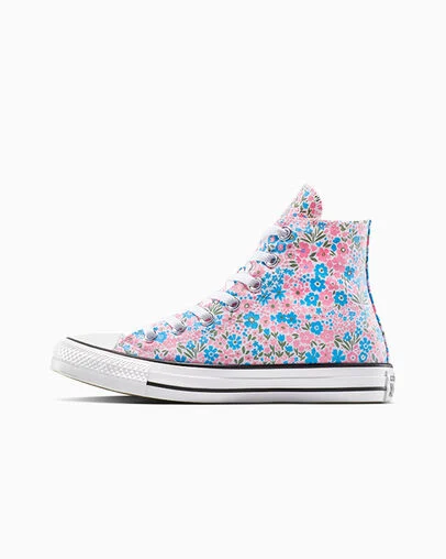 Chuck Taylor All Star Mini Flowers White/Gnarly Blue, Inner Side View