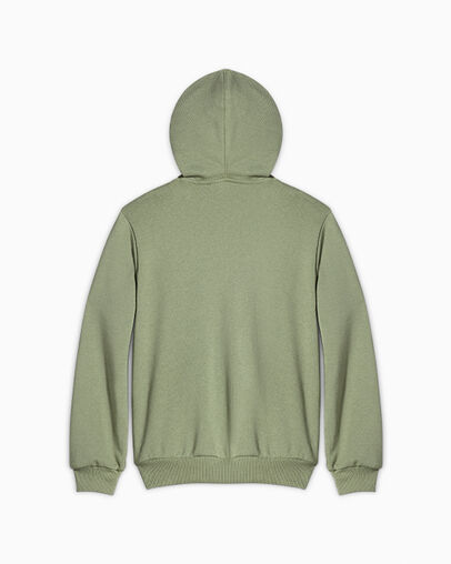 Chuck Taylor Patch Full-Zip Hoodie Foothill Green, Back View