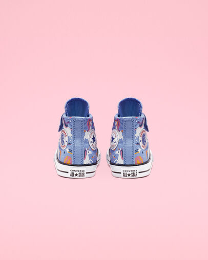 Chuck Taylor All Star Unicons Hook and Loop Low Top Light Blue/Black/White